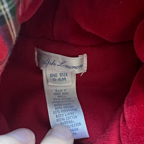 Ralph Lauren Plaid Velvet  Baby sleep sack - Picture 4 of 5